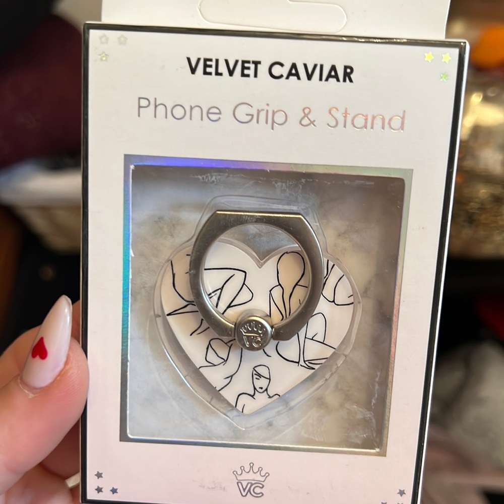 Velvet Caviar Phone Grip